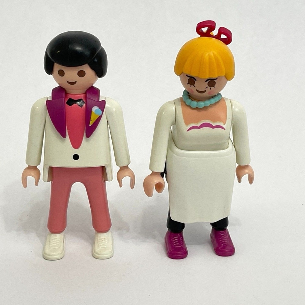 Playmobil‎ Geobra 1992 Male Female Wedding Figures Replacement Add-on Pieces